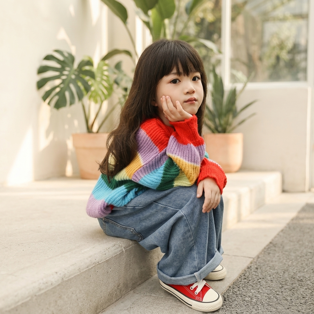 Rainbow Reverie Knit Set